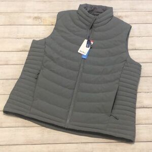 Women's Gray Puffer Vest